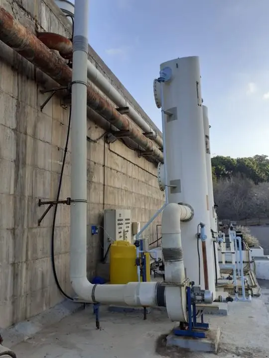 Lavado de gases con Scrubbers o torres de lavado